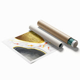 Abstract wall art print featuring dynamic strokes and lines in vibrant colors, ideal for modern decor. Perfect for adding a contemporary touch to any room.