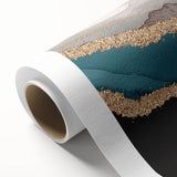 Abstract wall art print showcasing vibrant strokes and lines in a dynamic composition. This rolled canvas design features a mix of bold colors, ideal for modern decor, and comes in a protective cardboard tube for easy transport. Perfect for enhancing any living space with an artistic touch.