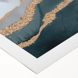 Abstract wall art design showcasing vibrant strokes and lines in various colors, perfect for modern home decor. Rolled canvas ready for framing.