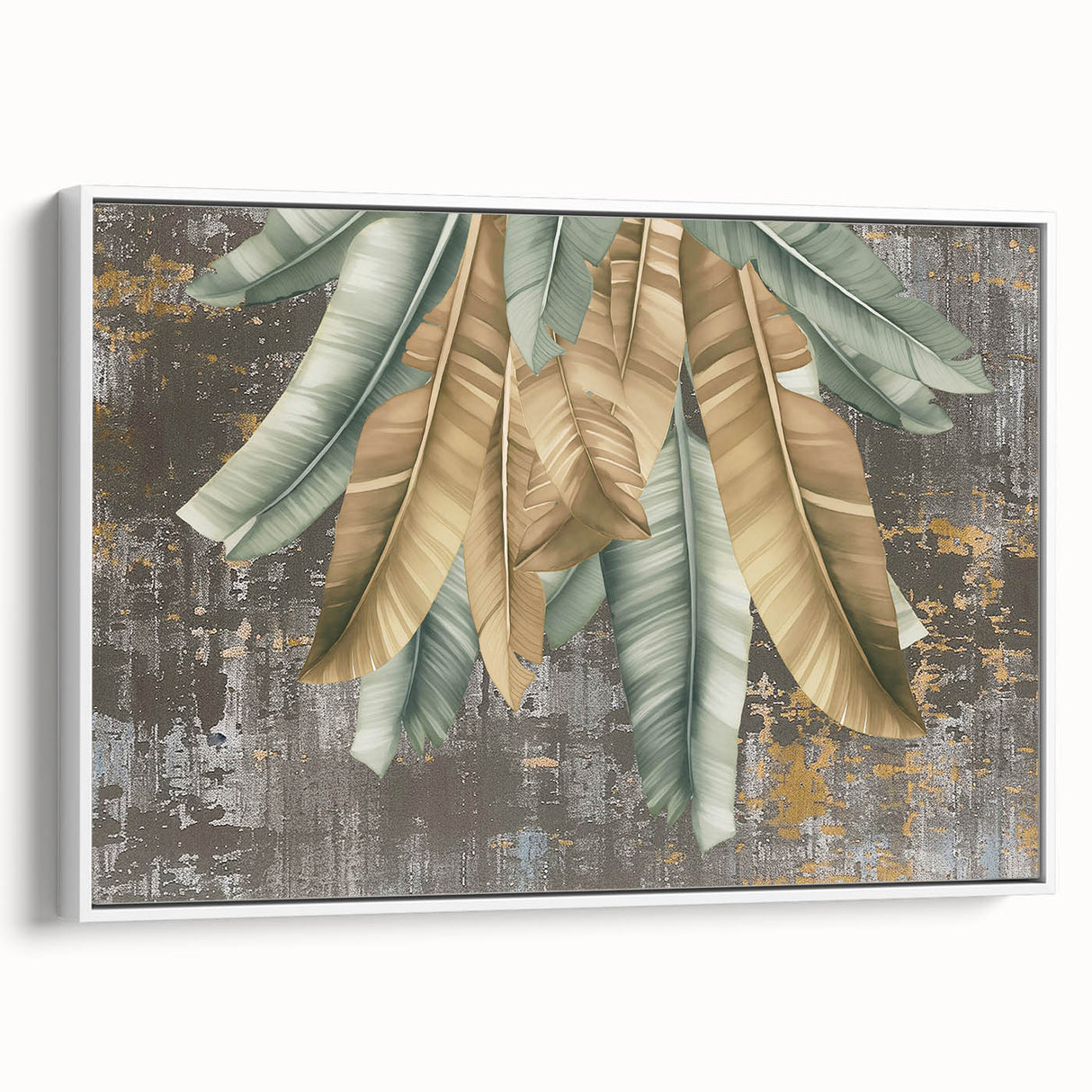 Abstract framed canvas wall art featuring dynamic strokes and lines in a minimalist design, set against a white background, perfect for modern decor.