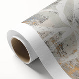 Abstract canvas wall art featuring vibrant strokes and lines in shades of blue, orange, and gold, perfect for modern home decor. Ideal for living rooms or creative spaces.