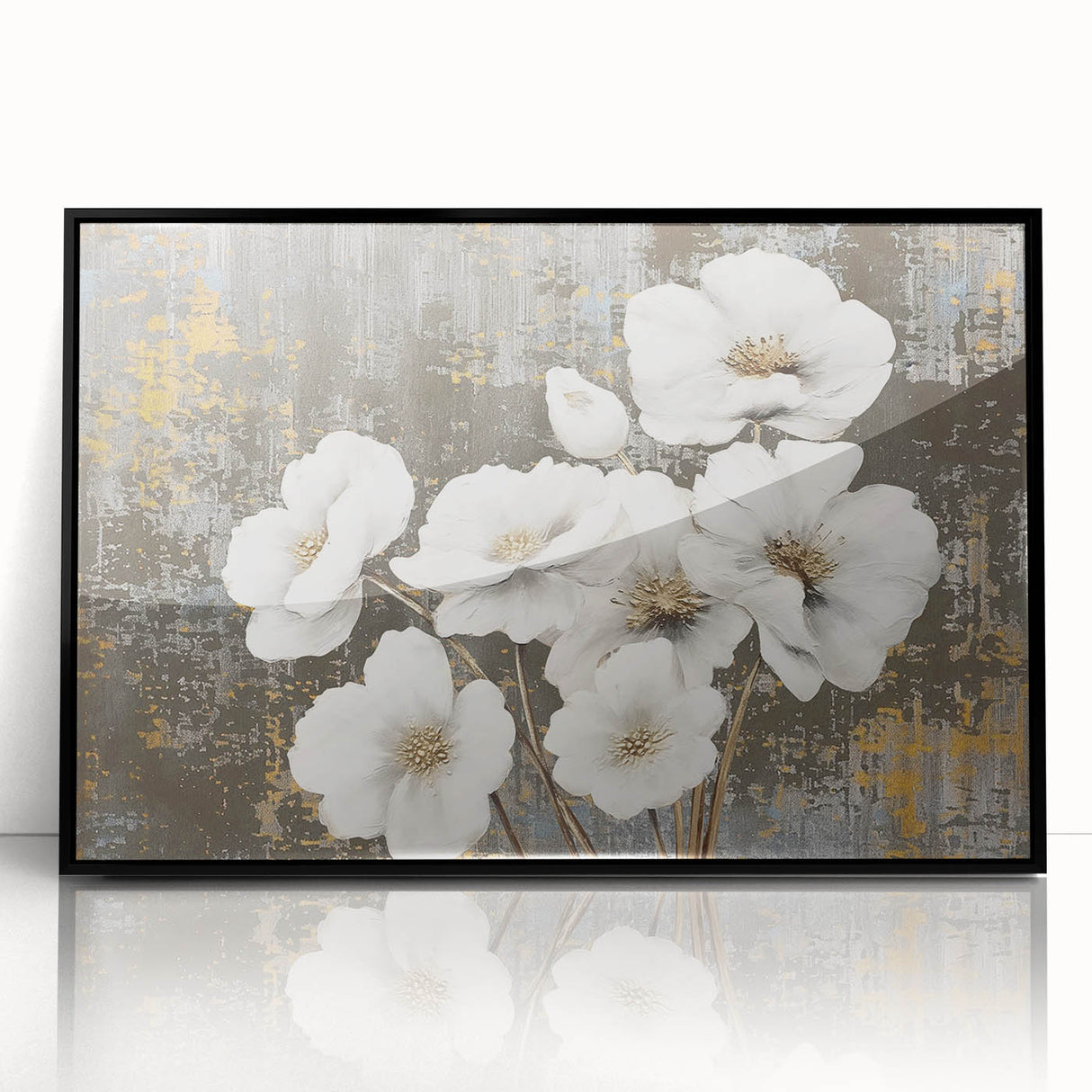 Framed abstract wall art featuring bold strokes and lines in a striking black design, ideal for modern decor. Perfect for enhancing contemporary living spaces.