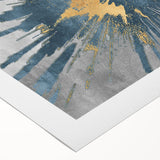 Abstract strokes and lines in vibrant colors create a modern wall art design on rolled canvas, perfect for adding a contemporary touch to any room decor.