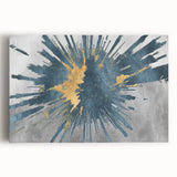 Abstract canvas wall art featuring dynamic strokes and lines in vibrant colors, ideal for modern home decor. Perfect for adding a contemporary touch to any living space.