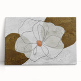 Abstract strokes and lines in vibrant colors create a modern wall art design on stretched canvas, perfect for adding a contemporary touch to home decor.