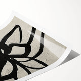 Abstract strokes and lines design in vibrant colors, showcasing a modern wall art piece ideal for contemporary decor, elegantly rolled for easy framing and display.