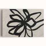 Abstract wall art featuring colorful strokes and lines on stretched canvas, showcasing a modern design perfect for contemporary home decor. Ideal for adding vibrancy to living spaces.