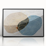 Framed abstract wall art featuring dynamic strokes and lines in bold black and white, elegantly displayed for modern home decor. Ideal for enhancing contemporary interiors.