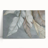 Abstract wall art design featuring vibrant strokes and lines in a harmonious blend of colors, presented on stretched canvas, perfect for modern home decor.