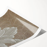 Abstract wall art print featuring dynamic strokes and lines in vibrant colors, showcasing a modern design perfect for contemporary home decor. This rolled print is ideal for enhancing any living space with a touch of artistic flair.