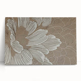 Abstract strokes and lines in vibrant colors create a modern wall art design on stretched canvas, perfect for contemporary home decor. This artwork adds a dynamic touch with its bold patterns and color contrasts, ideal for enhancing any living space's aesthetic.