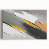 Abstract canvas wall art featuring vibrant strokes and lines in a modern design, ideal for contemporary home decor. The artwork showcases bold colors and dynamic patterns, perfect for enhancing any living space.