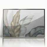 Framed abstract wall art featuring dynamic strokes and lines in silver and white, perfect for modern decor. Adds a contemporary touch to any living space.