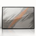 Abstract strokes and lines in a modern design featured in a framed acrylic wall art piece. The artwork showcases a blend of black and soft hues, adding elegance to any interior space. Ideal for contemporary decor enthusiasts looking to enhance their home aesthetics with unique art pieces.