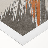 Abstract strokes and lines create a vibrant, modern wall art design on rolled canvas, showcasing dynamic colors and patterns to enhance contemporary decor.