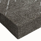 Close-up of a stretched canvas wall art featuring an abstract design with colorful strokes and lines, perfect for modern home decor and artistic expression.