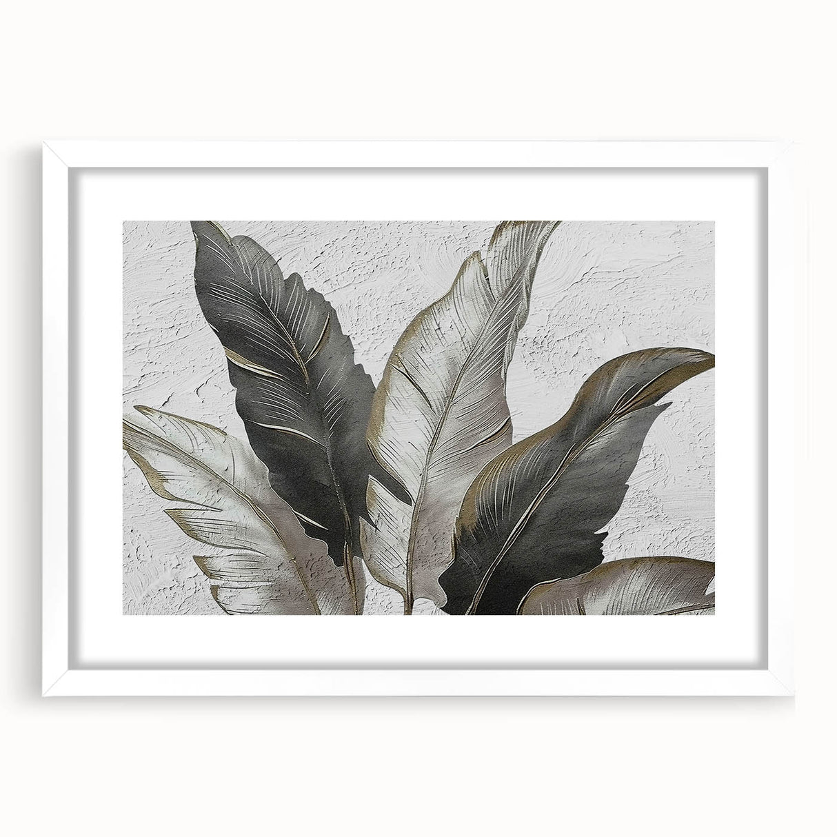 Abstract wall art print showcasing dynamic strokes and lines in soft pastel colors, framed with a white mat, perfect for modern home decor enhancement.