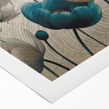 Abstract strokes and lines design on a rolled canvas wall art, showcasing vibrant colors and dynamic patterns, ideal for modern home decor. Perfect for adding a contemporary touch to any living space.