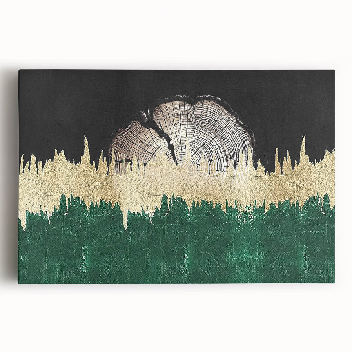 Abstract canvas wall art featuring vibrant strokes and lines in shades of blue, orange, and yellow, perfect for modern home decor, adding a dynamic touch to any space.