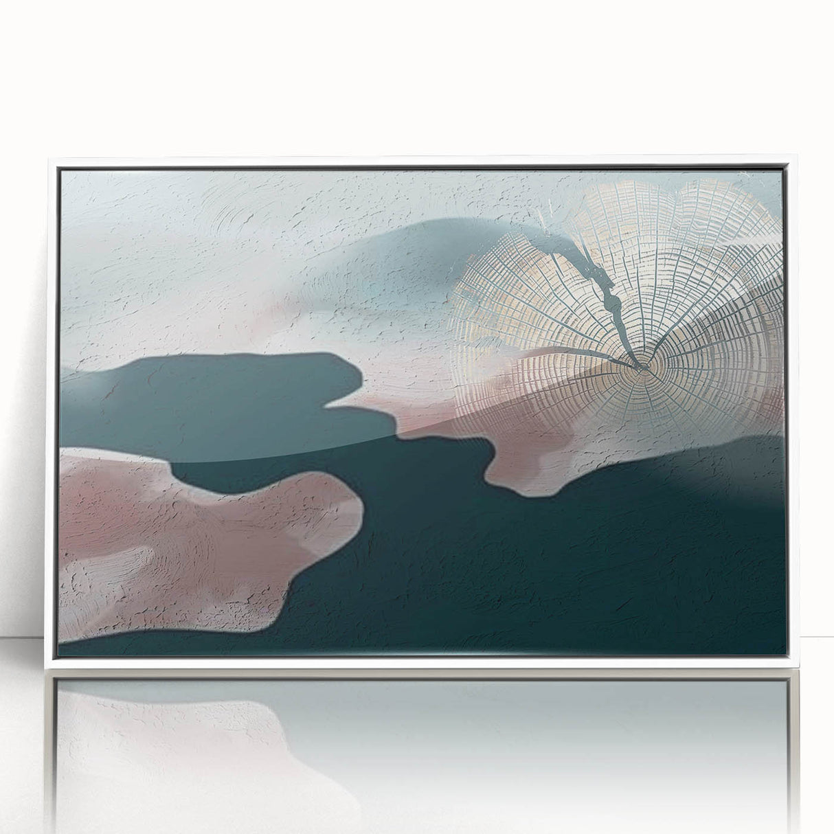 Framed wall art featuring an abstract design of colorful strokes and lines on a white background, showcasing modern artistic expression and vibrant hues. This piece adds a contemporary touch to any space, perfect for home or office decor.