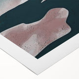 Abstract strokes and lines design on rolled canvas wall art, showcasing vibrant colors and dynamic shapes, ideal for modern home decor and artistic spaces.