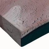 Close-up of an abstract strokes and lines design on stretched canvas wall art, showcasing vibrant colors and dynamic patterns, perfect for modern decor.