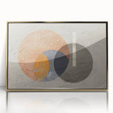Framed wall art featuring an abstract design with golden strokes and lines on an acrylic surface, ideal for modern home decor. The artwork adds elegance and sophistication to any space with its sleek presentation.