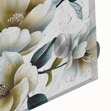 Close-up of an abstract wall art design featuring vibrant strokes and lines in bold colors, showcasing a modern aesthetic ideal for contemporary decor.