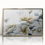 Framed abstract wall art featuring dynamic strokes and lines in gold and neutral tones, perfect for modern home decor. Enhances any living space with elegance.