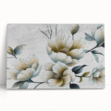 Abstract wall art featuring colorful strokes and lines on a stretched canvas, showcasing a modern design perfect for contemporary home decor. The artwork leans against a neutral wall, highlighting its vibrant colors and artistic style.