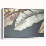 Framed abstract wall art featuring dynamic strokes and lines in soft neutral colors, showcasing a modern design perfect for contemporary home decor.