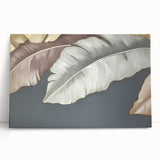 Abstract wall art design featuring vibrant strokes and lines in shades of blue, orange, and yellow on a stretched canvas, perfect for modern home decor.