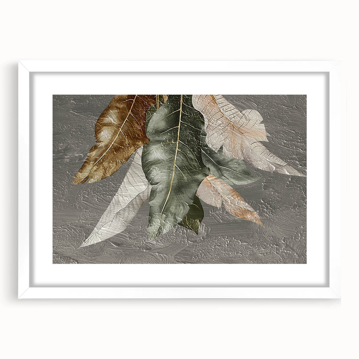 Abstract strokes and lines design wall art collection featuring a modern white frame and mat, perfect for contemporary home decor. Ideal for enhancing any living space with artistic flair.
