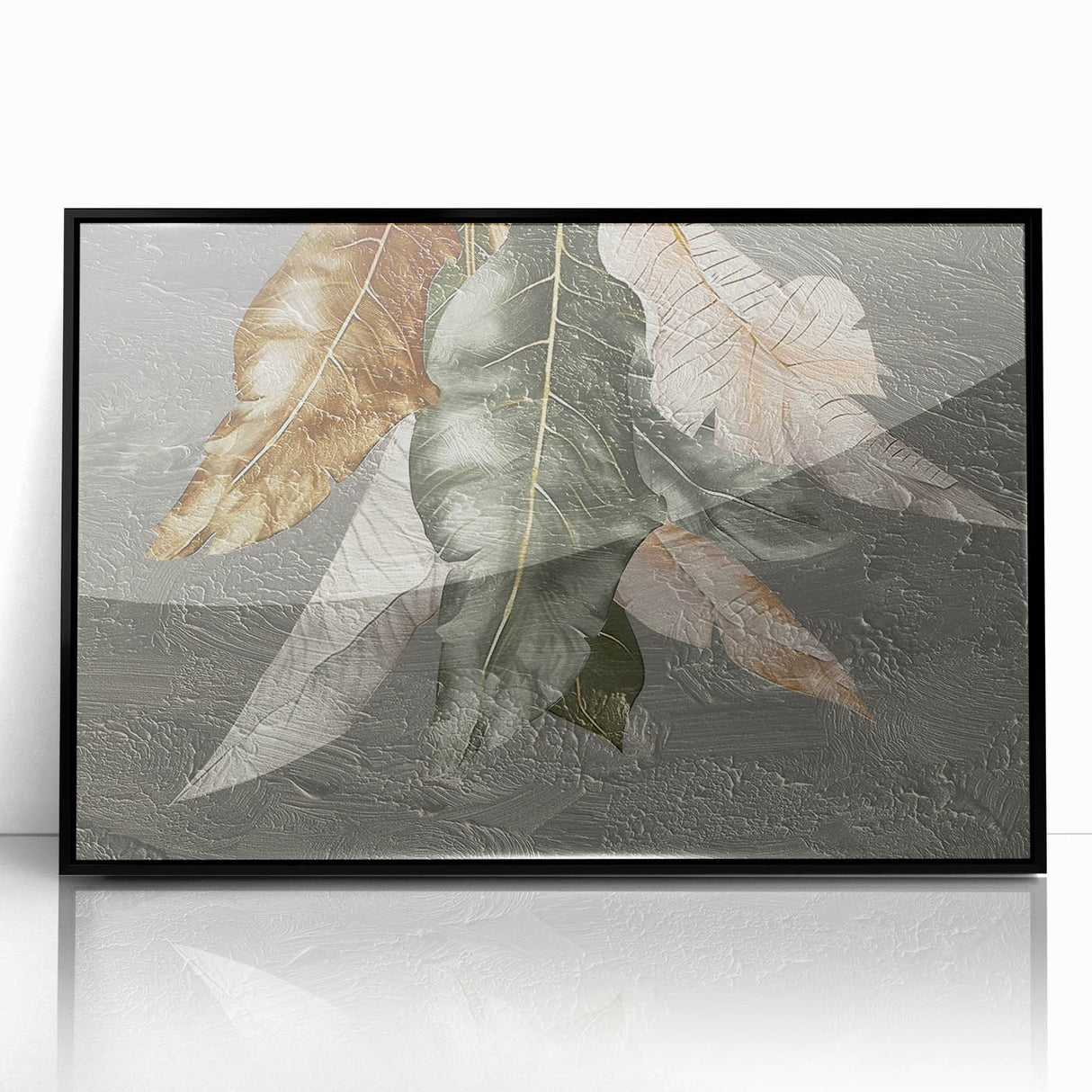 Framed wall art featuring an abstract strokes and lines design in black and white, highlighting modern aesthetics with a sleek acrylic finish, ideal for contemporary decor.