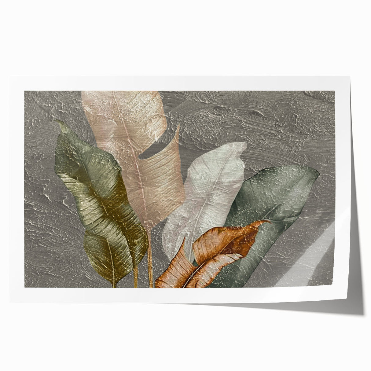 Abstract wall art design showcasing vibrant strokes and dynamic lines in a variety of colors, perfect for modern home decor. This rolled print adds a contemporary touch to any space, enhancing aesthetic appeal and creativity.