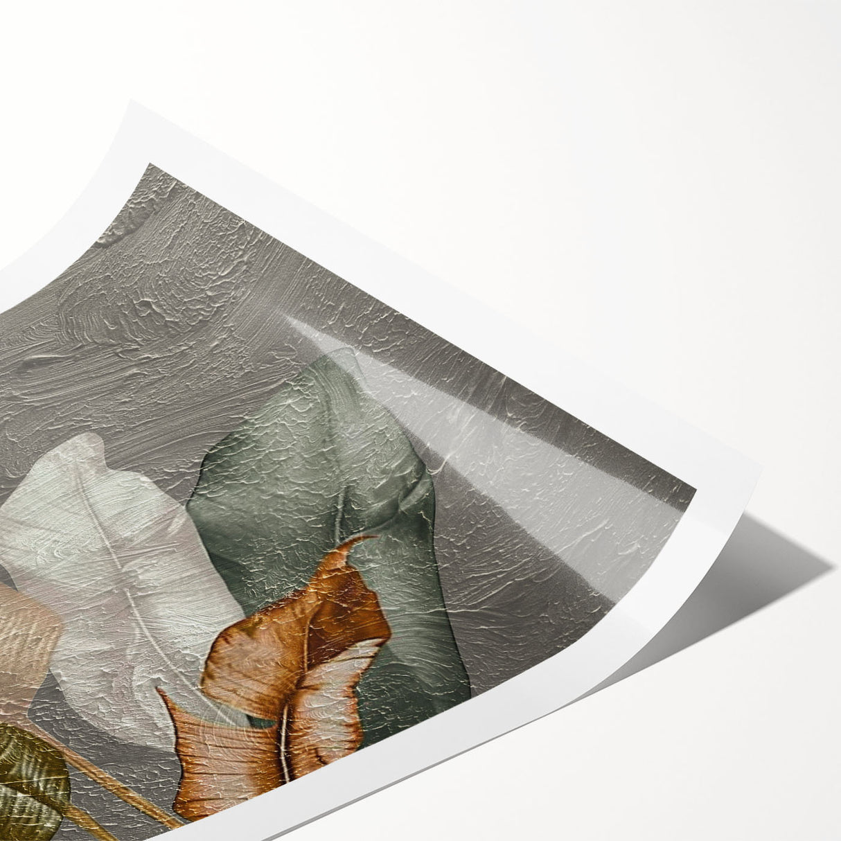 Abstract strokes and lines design on a rolled canvas print, showcasing vibrant colors and dynamic patterns, perfect for modern wall art decor. Packaged securely in a sturdy tube for easy transport and display.