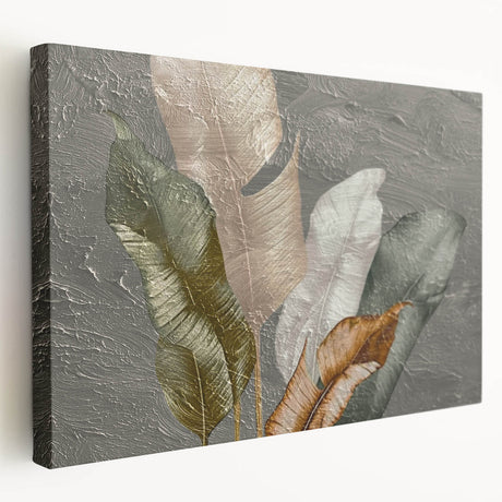 Abstract strokes and lines design in soft pastel colors on stretched canvas wall art, showcasing a modern aesthetic ideal for contemporary home decor.