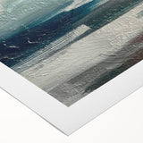 Abstract wall art featuring dynamic strokes and lines in vibrant colors, designed for modern decor; rolled canvas ready for display or framing.