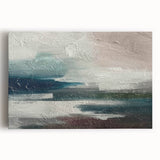 Abstract strokes and lines design on stretched canvas wall art, featuring vibrant colors and modern aesthetics, perfect for contemporary home decor or office spaces.