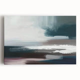 Abstract canvas wall art featuring vibrant strokes and lines in shades of blue, yellow, and pink, designed to add a modern touch to any interior decor.