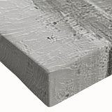 Close-up of an abstract strokes and lines design on stretched canvas, showcasing vibrant colors and intricate details, ideal for modern home decor.