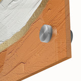 Abstract strokes and lines in vibrant colors create a modern wall art piece, showcasing a dynamic acrylic and glass design perfect for contemporary decor.