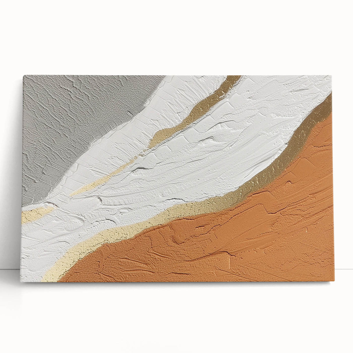 Abstract wall art featuring dynamic strokes and lines in a modern design, printed on stretched canvas, perfect for contemporary home decor.