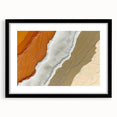 Abstract wall art featuring a modern design of colorful strokes and lines in a black frame with a mat, perfect for contemporary decor. Ideal for elevating living spaces or offices.