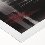 Abstract wall art featuring vibrant strokes and lines in bold colors, ideal for modern home decor. This rolled canvas adds a dynamic touch to any space.