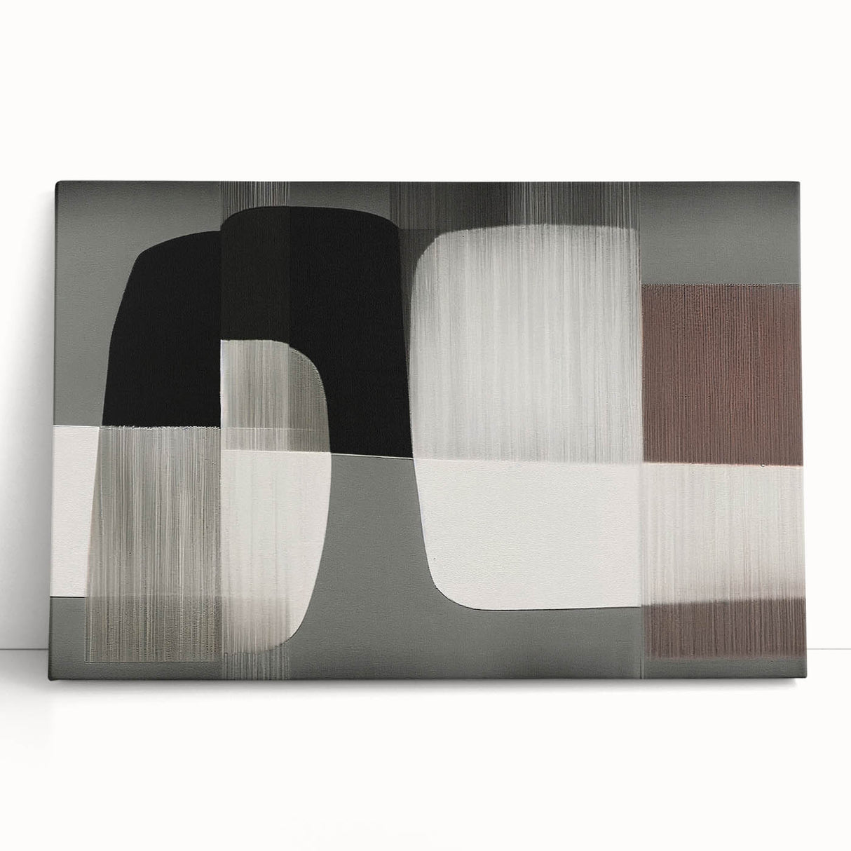 Abstract canvas wall art showcasing vibrant strokes and lines in bold colors, perfect for modern decor or artistic interiors, adding a contemporary touch to any space.