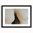 Abstract strokes and lines in a modern design framed in black, showcasing a stylish wall art piece ideal for contemporary home decor, enhancing aesthetic appeal.