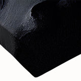 Abstract canvas wall art featuring vibrant strokes and lines in bold colors, showcasing a modern artistic design perfect for contemporary home decor. The close-up highlights the intricate details and texture, ideal for adding a pop of color to any room.