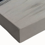 Close-up of a stretched canvas wall art featuring an abstract design with colorful strokes and lines, perfect for modern home decor and artistic spaces.