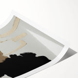 Abstract wall art featuring dynamic strokes and lines in vibrant colors, ideal for modern decor. The design exudes creativity and movement, perfect for enhancing any interior space.